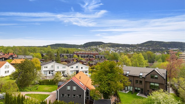 Vidstrakt utsikt mot bl.a. Grefsenkollen