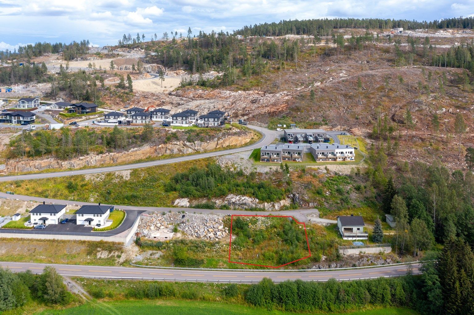 Cirka stipulert tomtegrense