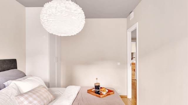 Soverommet har også gode muligheter for garderobeløsninger.