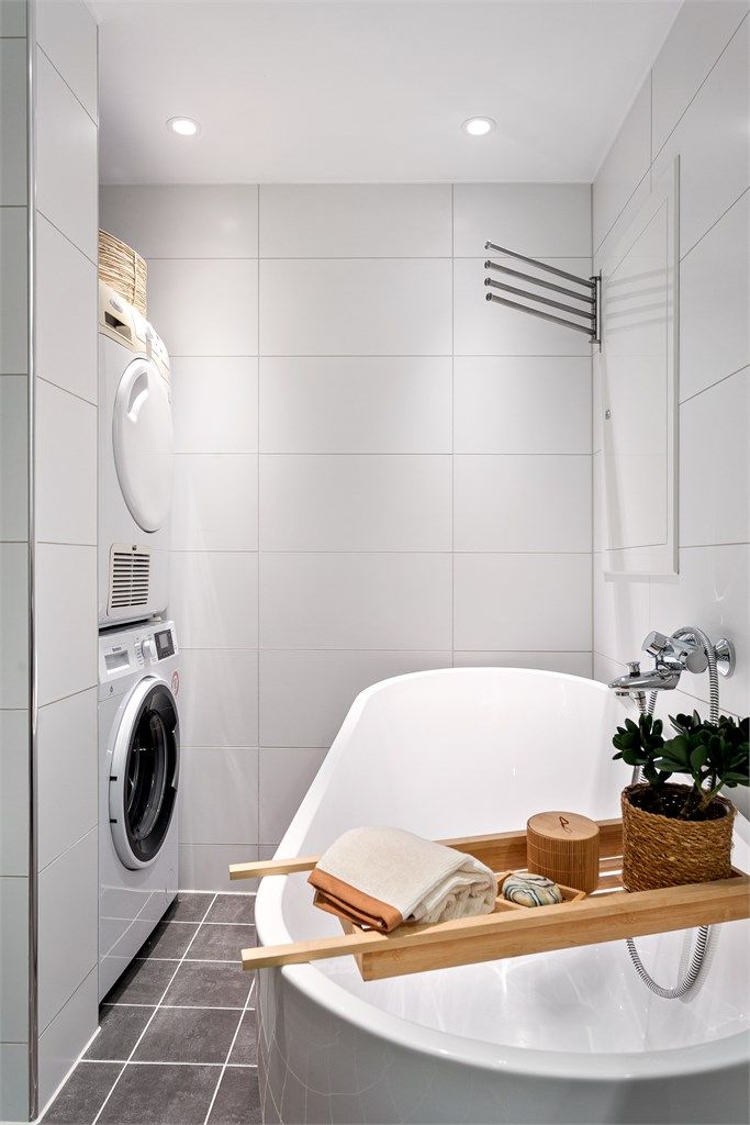 Opplegg for vaskemaskin og tørketrommel