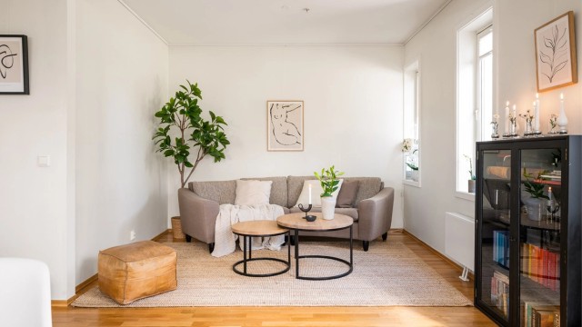 Her er det god plass til å møblere etter eget ønske.