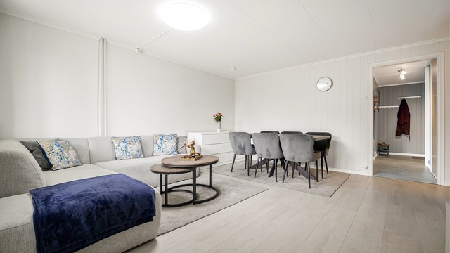 Sentralvarme via radiatorer inkludert i felleskostnader.