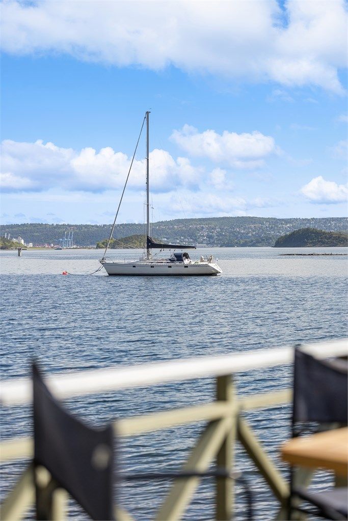  I Bunnefjorden er det populært å padle kajakk, seile på sup-brett eller ta båten ut en liten tur.
