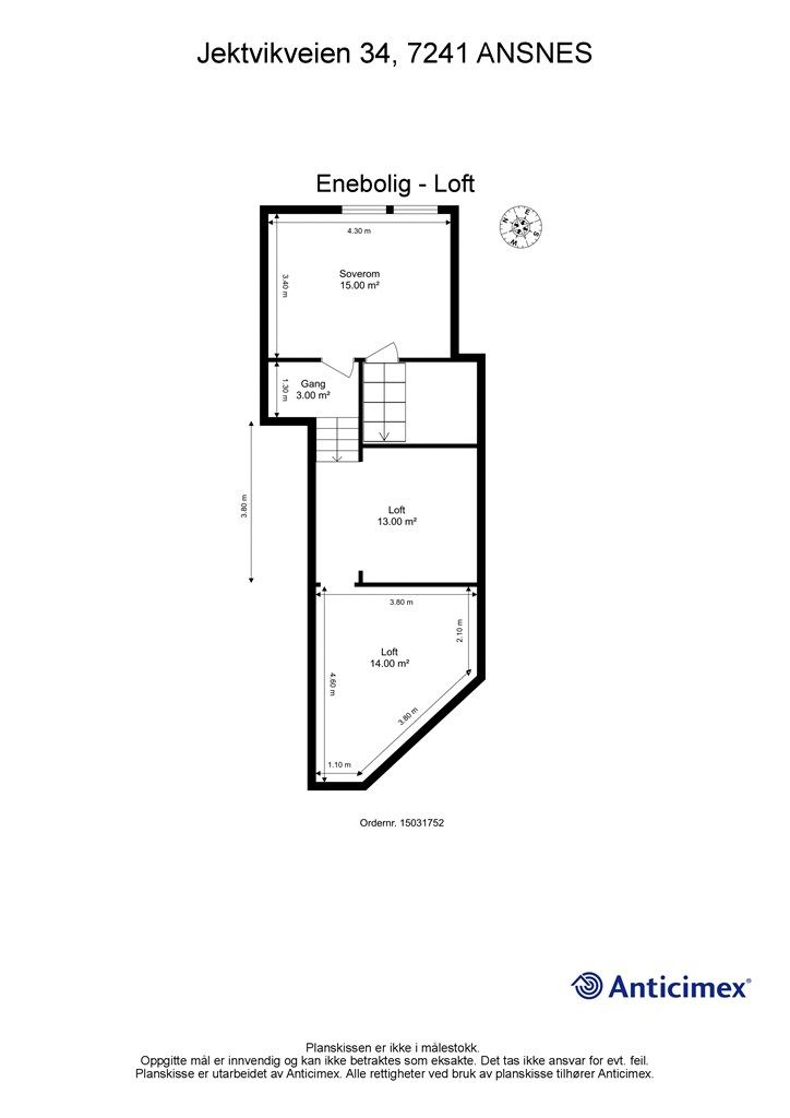 Planskisse 2. etasje