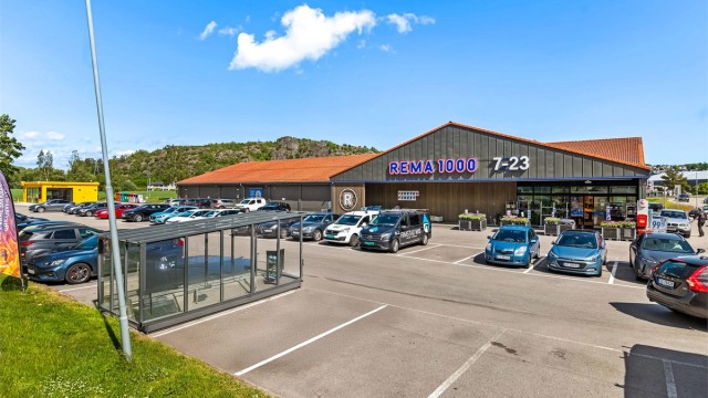 Rema 1000 ligger 2,4 km unna