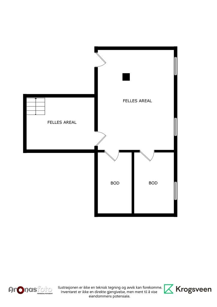 Plantegning 
- Kjeller