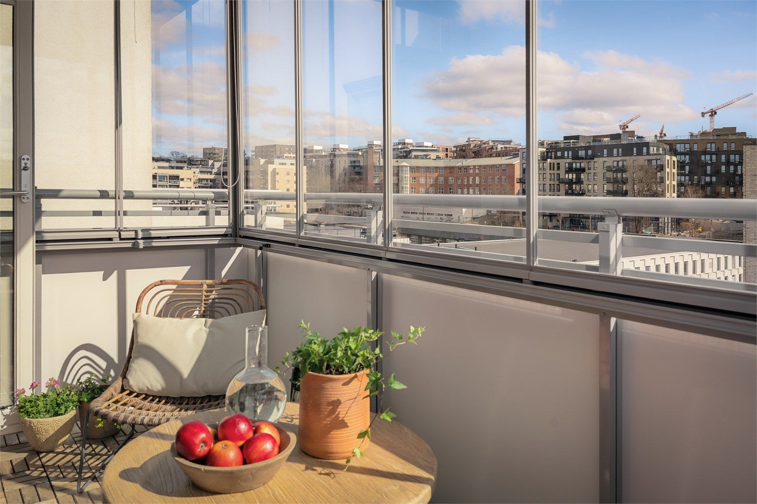 En trivelig plass å nyte morgenkaffen!