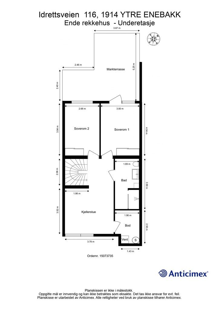 Plantegning - Underetasje