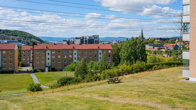 Hyggelig uteområde.