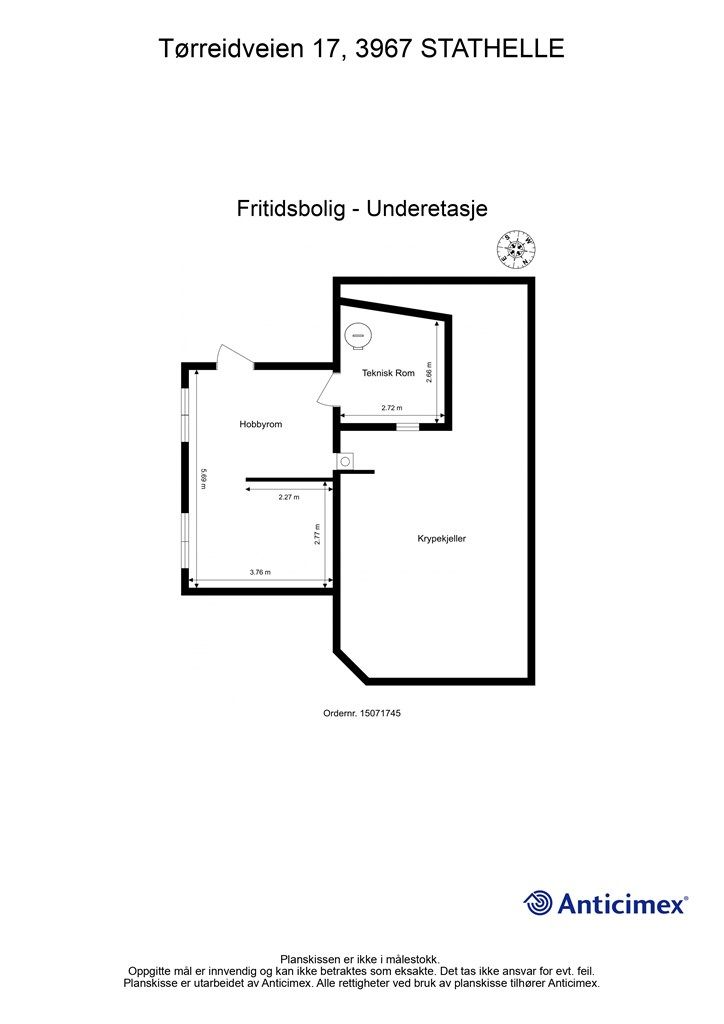 Plantegning- underetasje