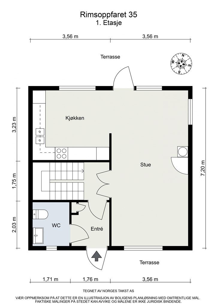 Plantegning - 1. Etasje