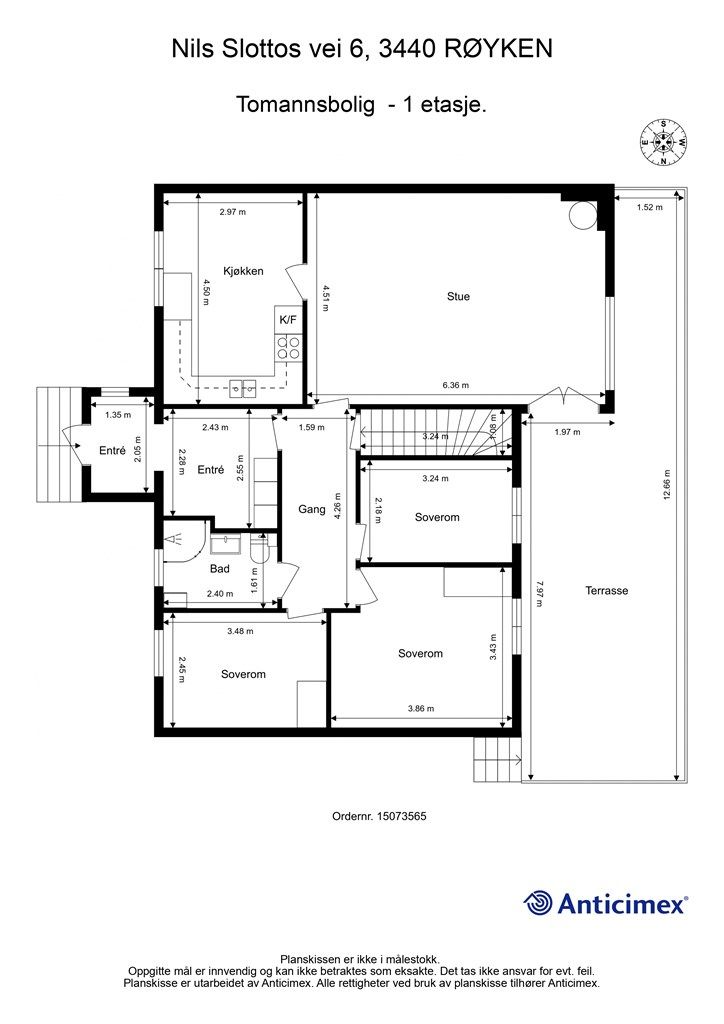 Plantegning 1 etasje