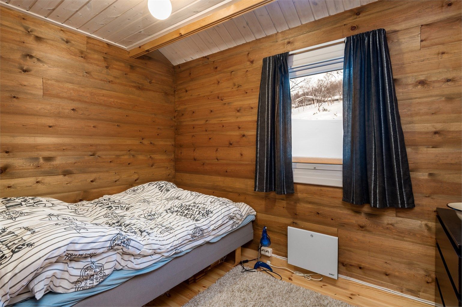 Ett av to soverom i annekset; 6 kvm. 