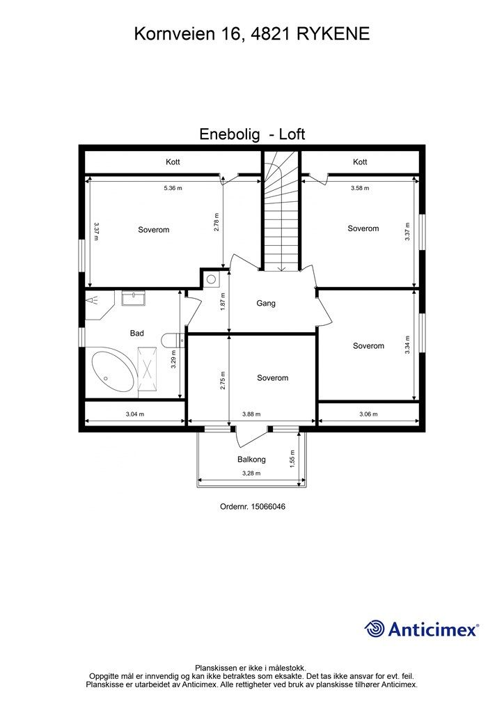 Plantegning 2. etasje