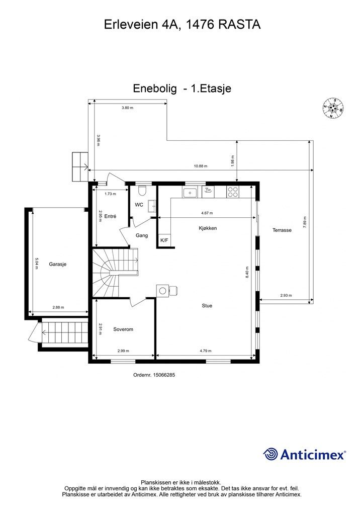 Plantegning 1. etasje