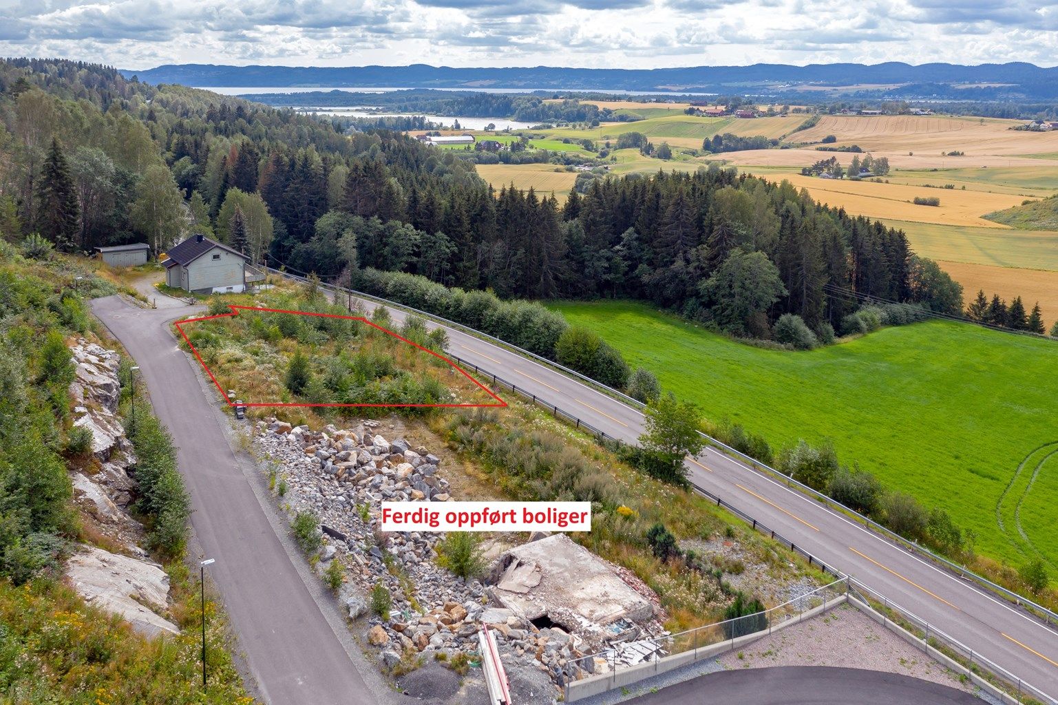 Cirka stipulert tomtegrense 