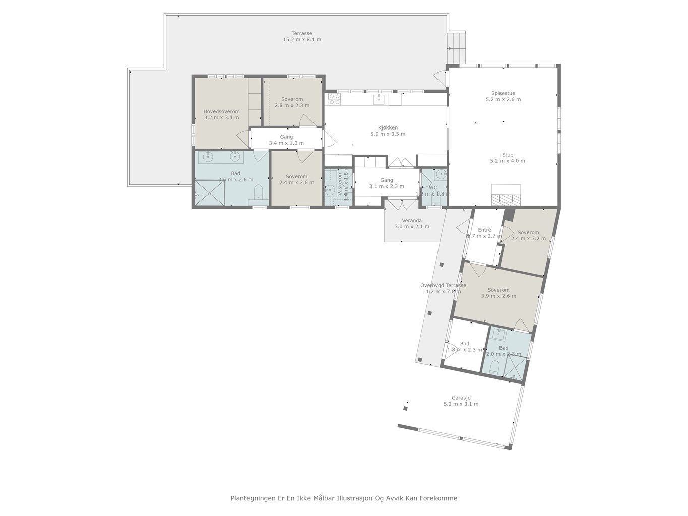Plantegning - - Velkommen til Solsetervegen 11 - 