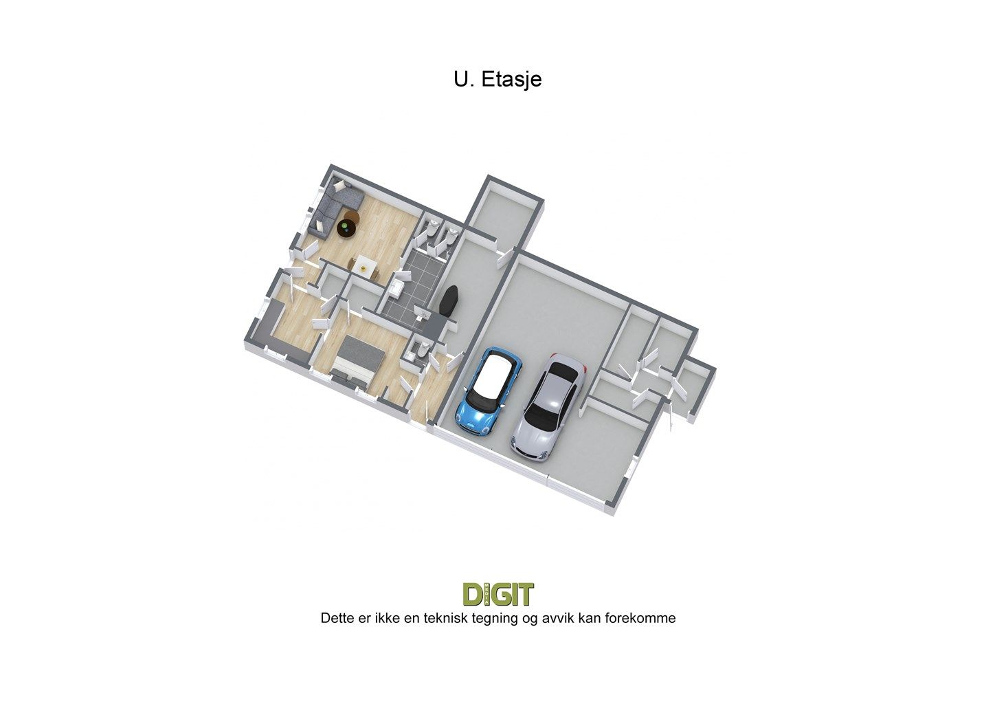 Hadelandsveien 1062-1068 - 3D - U