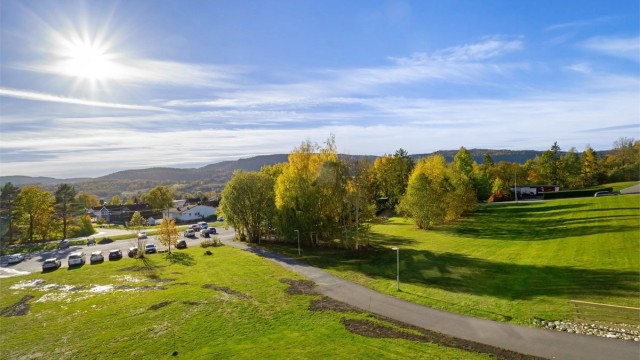 Utsiktsbilde fra balkongen
