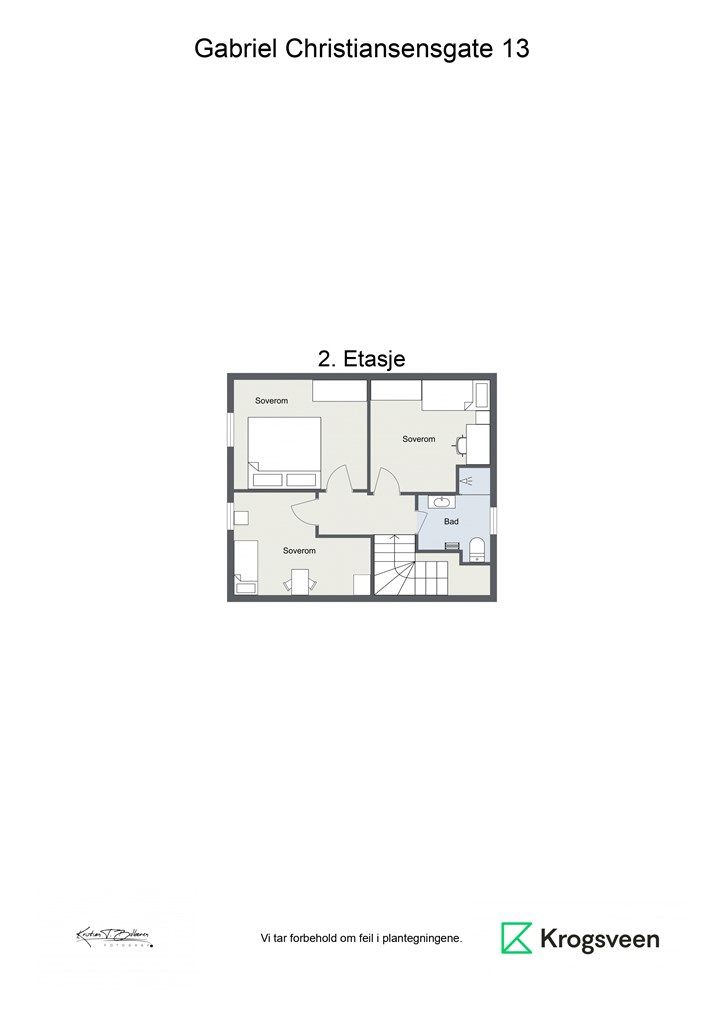 Plantegning 2. etasje