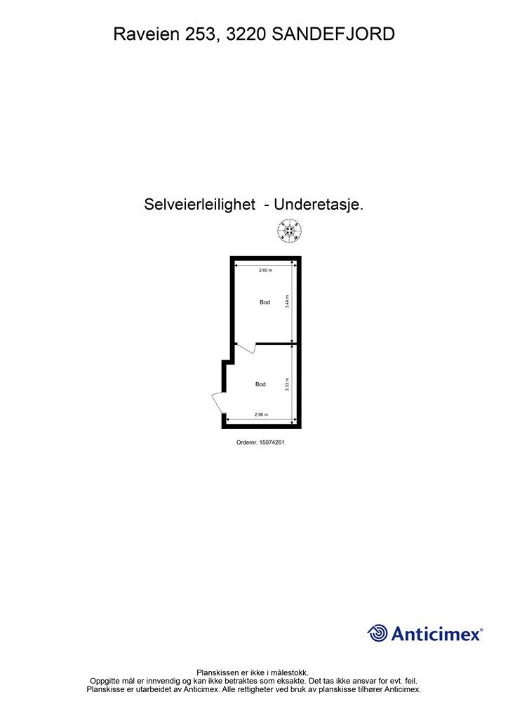 Plantegning - Underetasje.