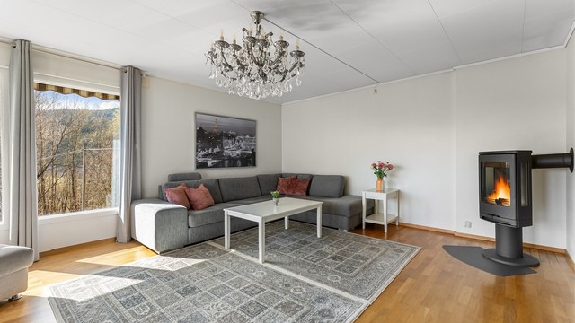 Koselig peis som gir både varme og hygge