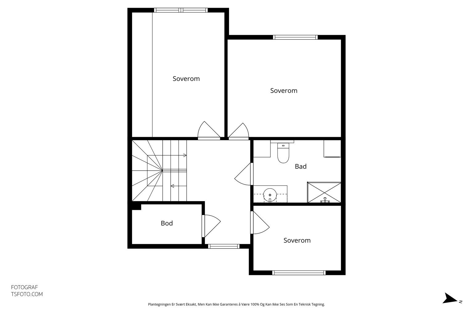 Plantegning - 2 etasje