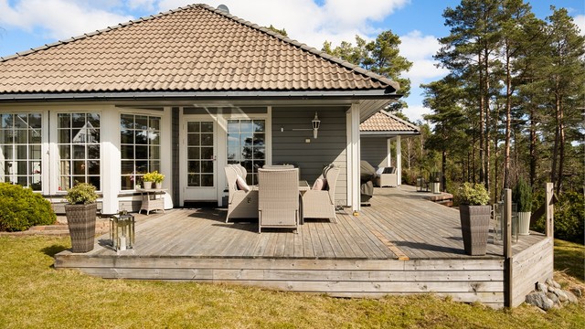 Solforholdene på eiendommen er meget gode, dagen gjennom.