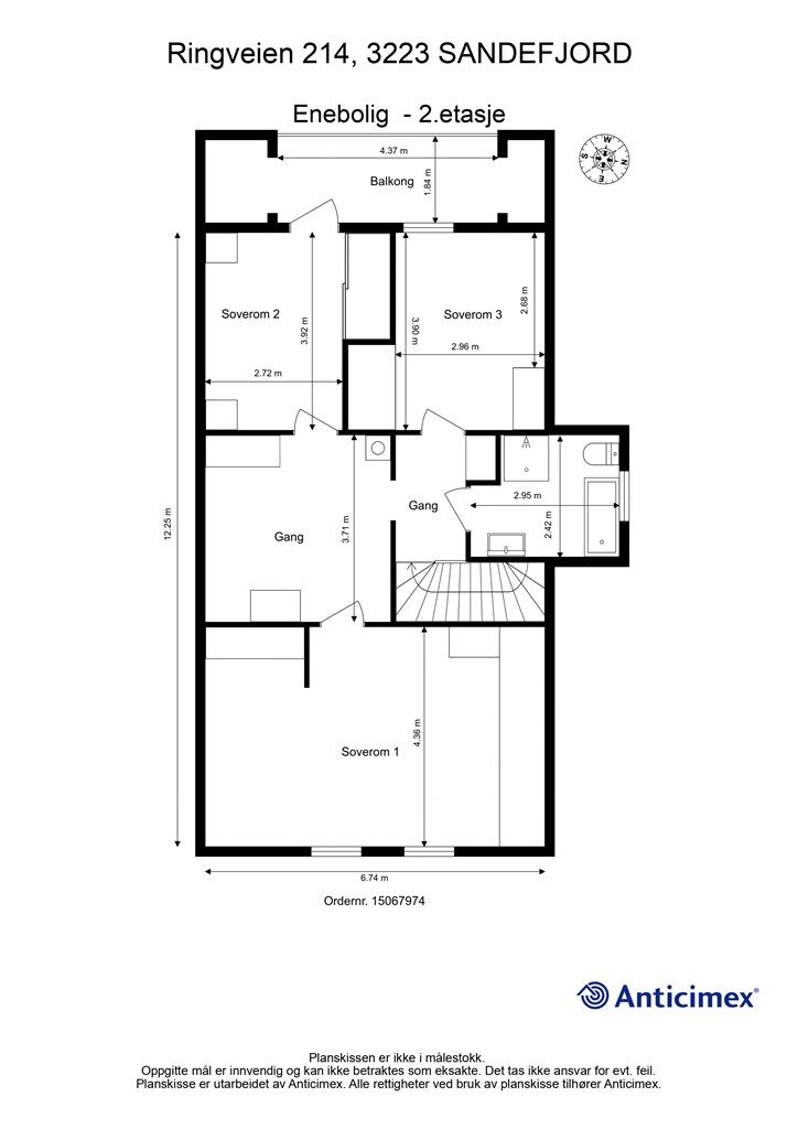 Plantegning 2.etasje