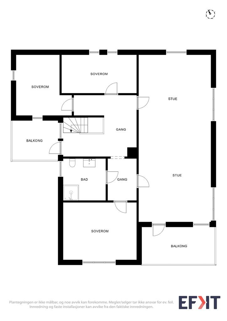 Plantegning 2. etasje. 