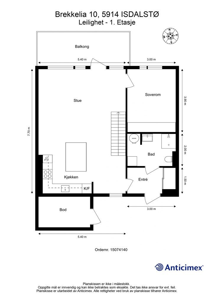 Plantegning 1. etasje