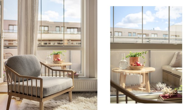 Store vindusflater med 2-lags glass fra 2012 slipper inn rikelig med dagslys.