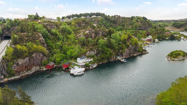 Dronefoto over Krabbapollen