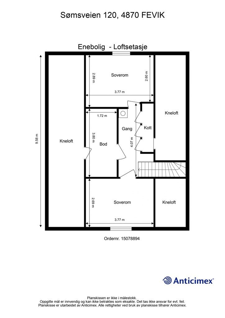 Plantegning 2. etasje