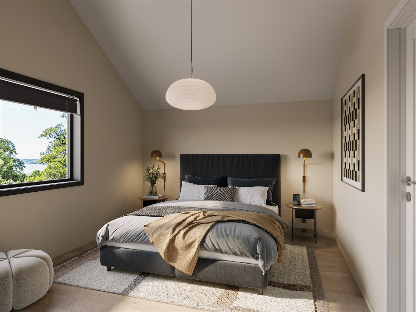 Illustrasjon soverom