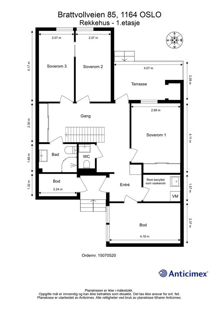 Plantegning - 1. etasje
