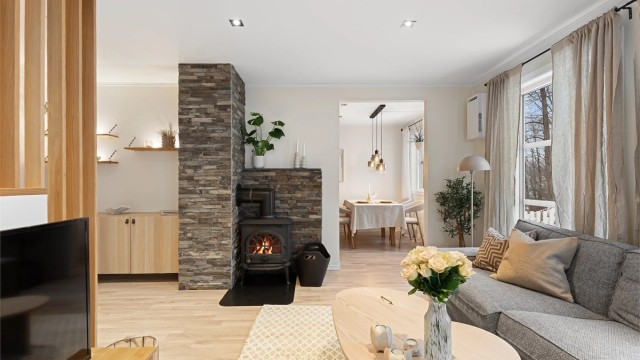 Peisovnen gir både varme og hygge