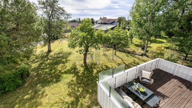 Vestvendt med gode solforhold