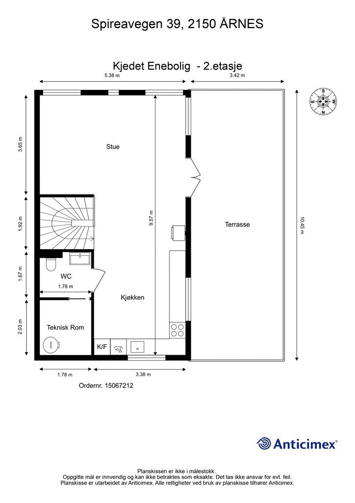 Plantegning 2. etasje