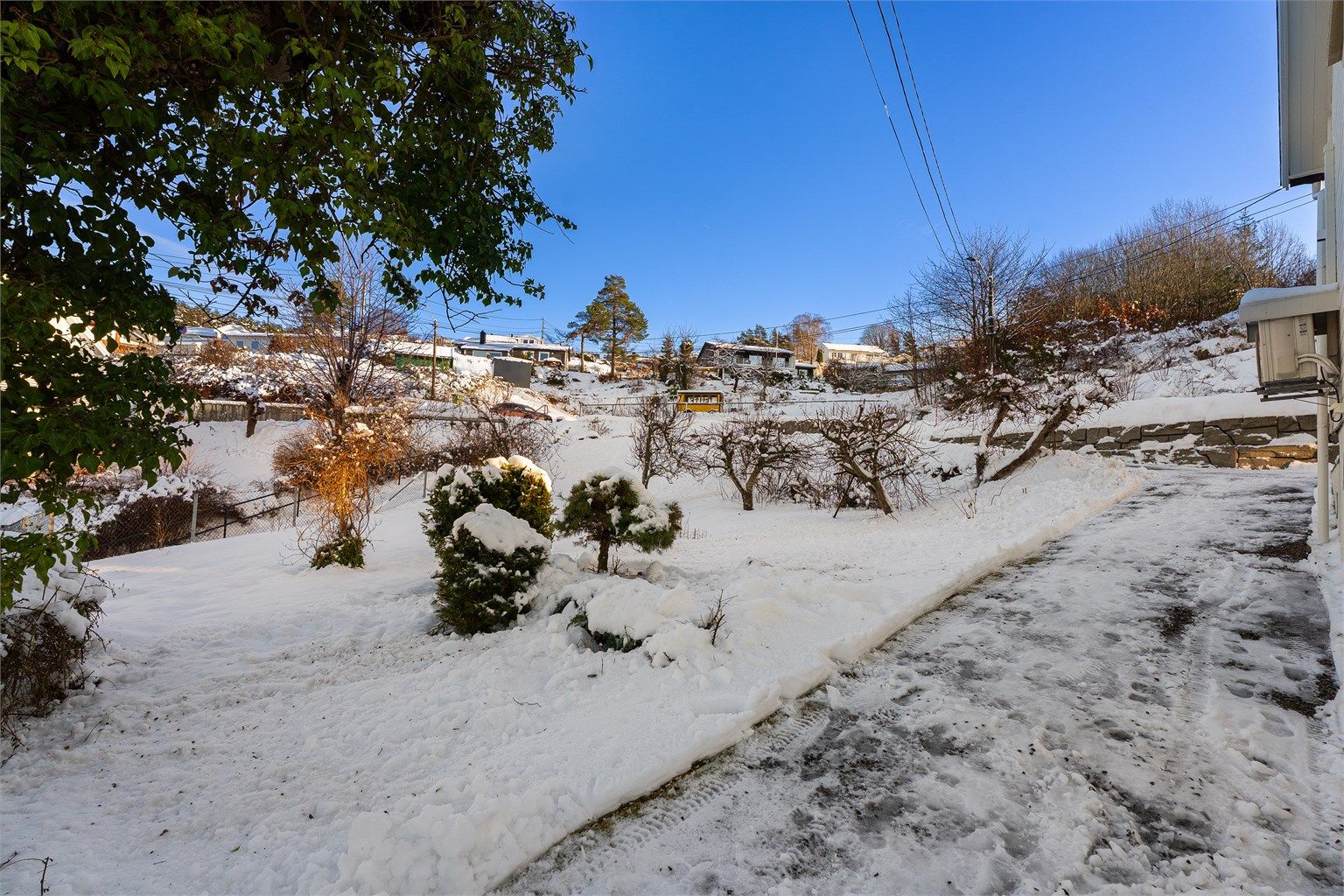 Hage med beplantning