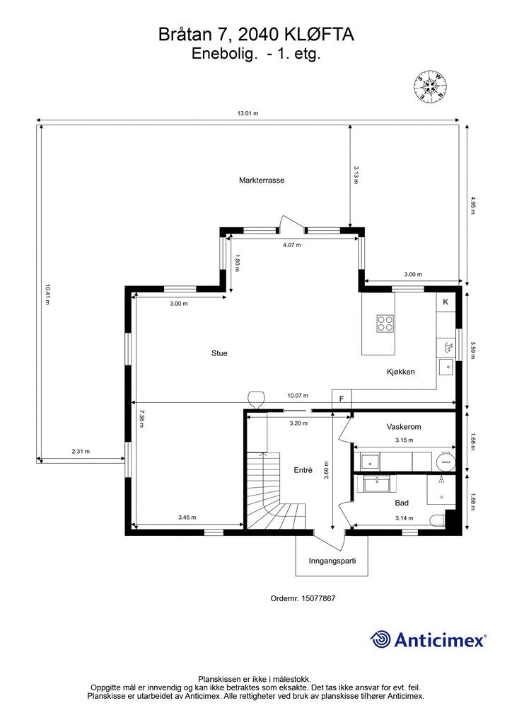 Plantegning 1. etasje