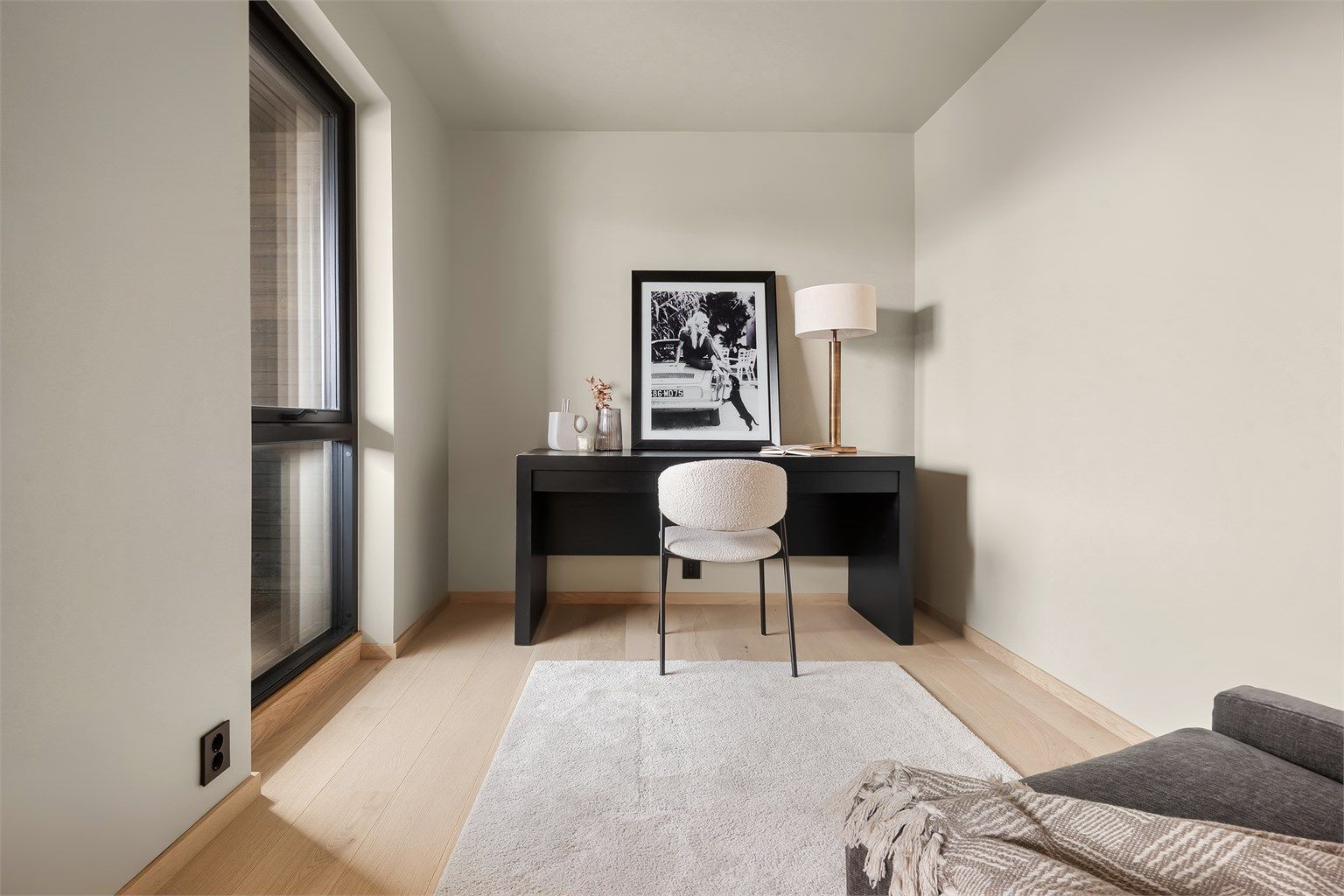 Det fjerde soverommet egner seg også utmerket som hjemmekontor eller gjesterom.