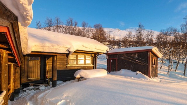 Hytte, anneks og frittstående bod.