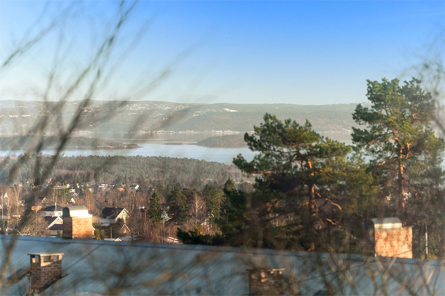 Utsikt fra hovedsoverommet
