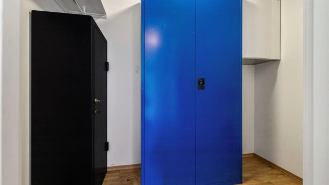 Her er det praktisk lagringsplass og huser det balanserte ventilasjonsaggregatet.