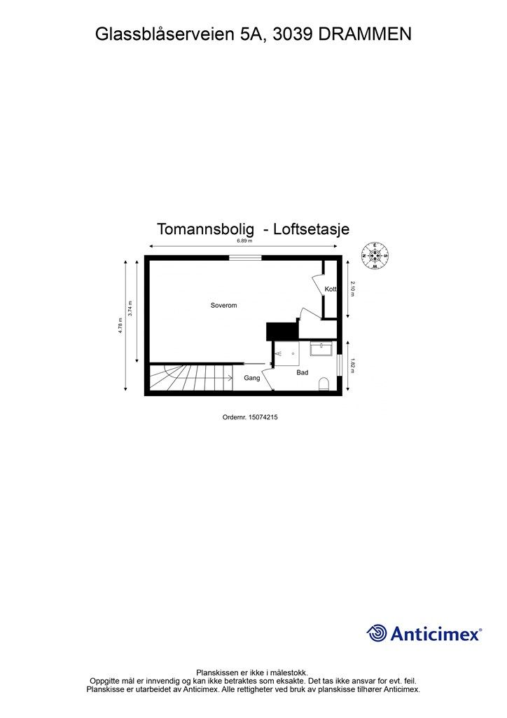Plantegning - 2 etasje