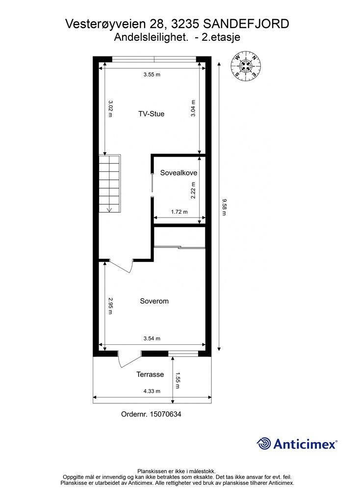 Plantegning 2. etasje