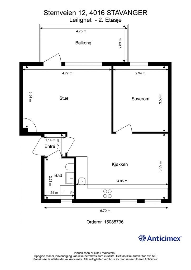 Plantegning 2. etasje