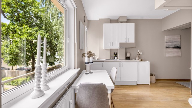 Store vinduer og god takhøyde