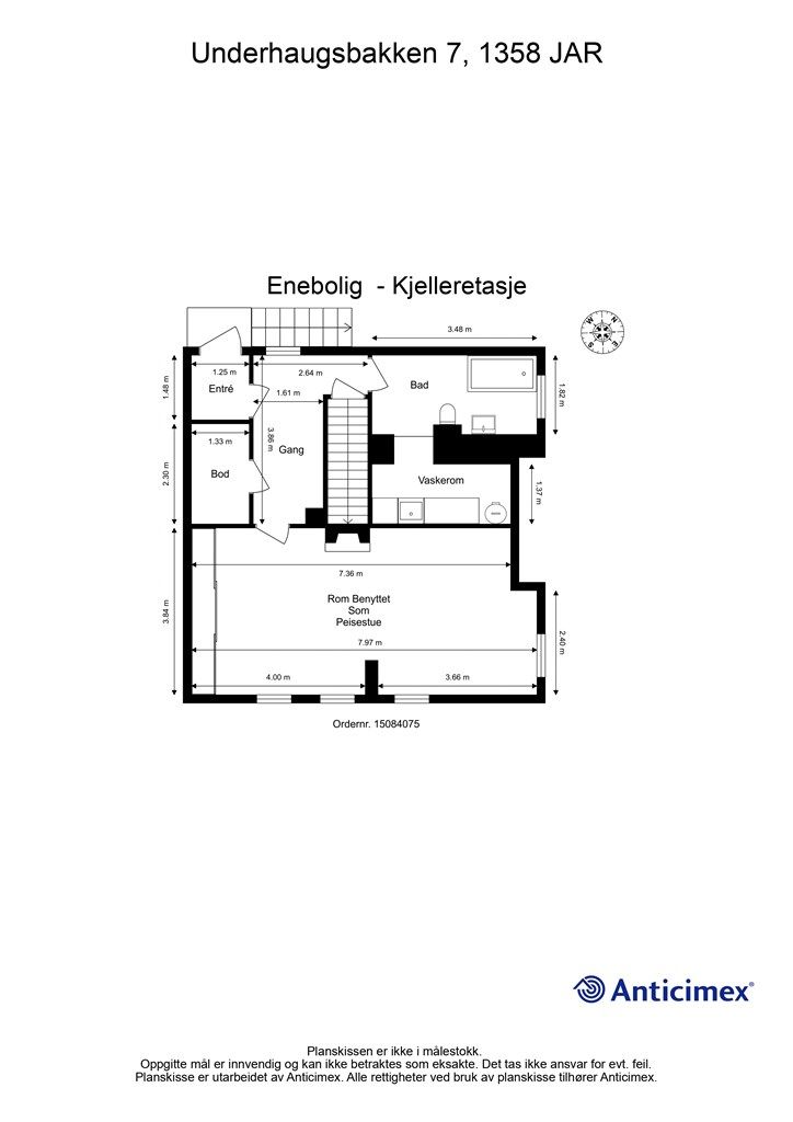Plantegning - Underetasje